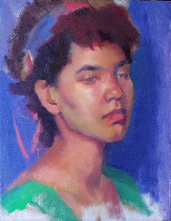Sophia, 16x12, oil on linen, 2007, collection of the aritst