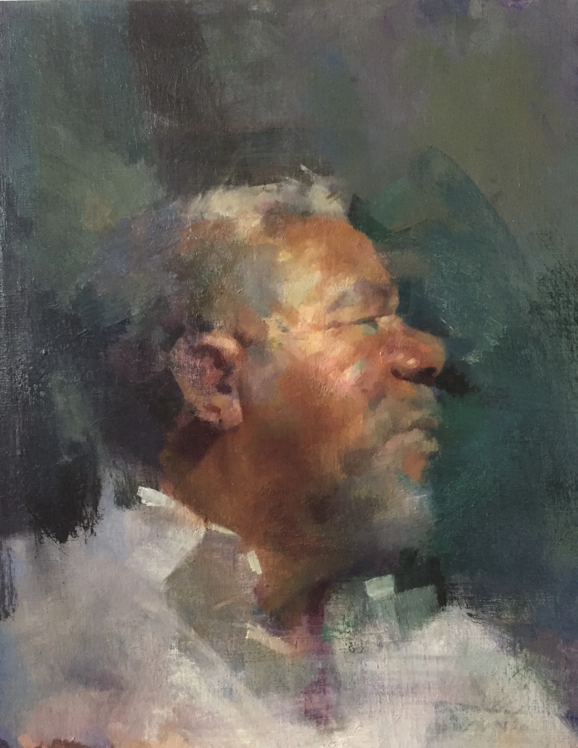 David, 28x24, oil on linen, 2018, private collection