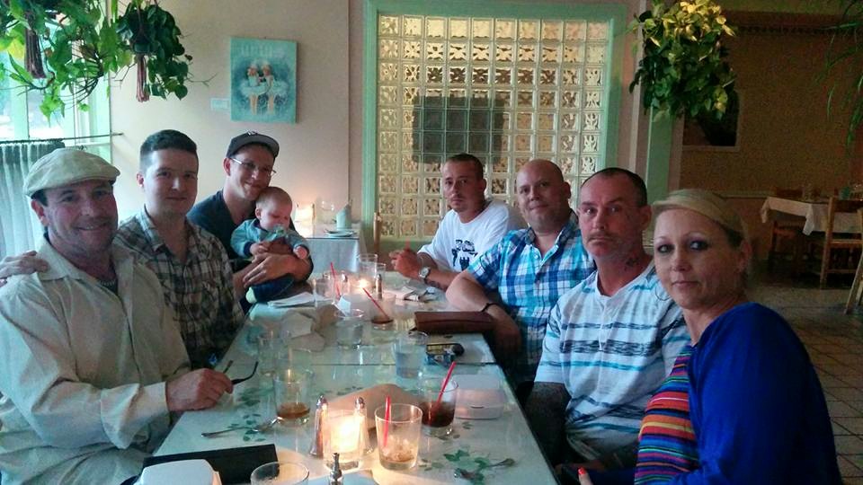 From left to right: Cole (Owner/Director), Dylan (House Manager), Scott (Director), Jerry, Jesse (House Manager), Danny and Robynn (Director/House Manager)