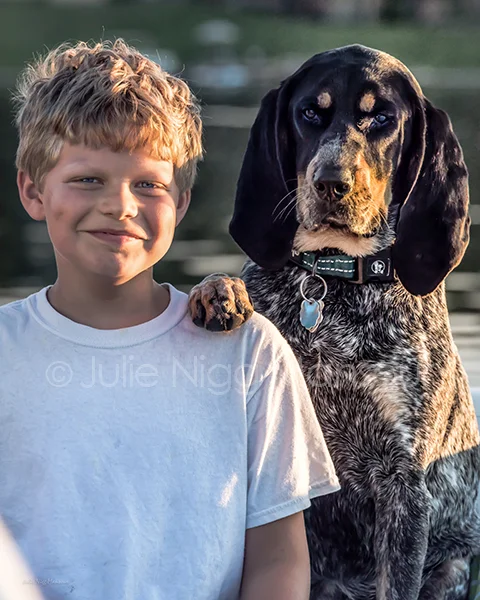 © Julie Nigg Mansour "Caught these two posing for me at the family cottage over 4th of July weekend ... I just love the way their personalities shine through! Thank you Color Inc for your amazing customer service and quality work!"