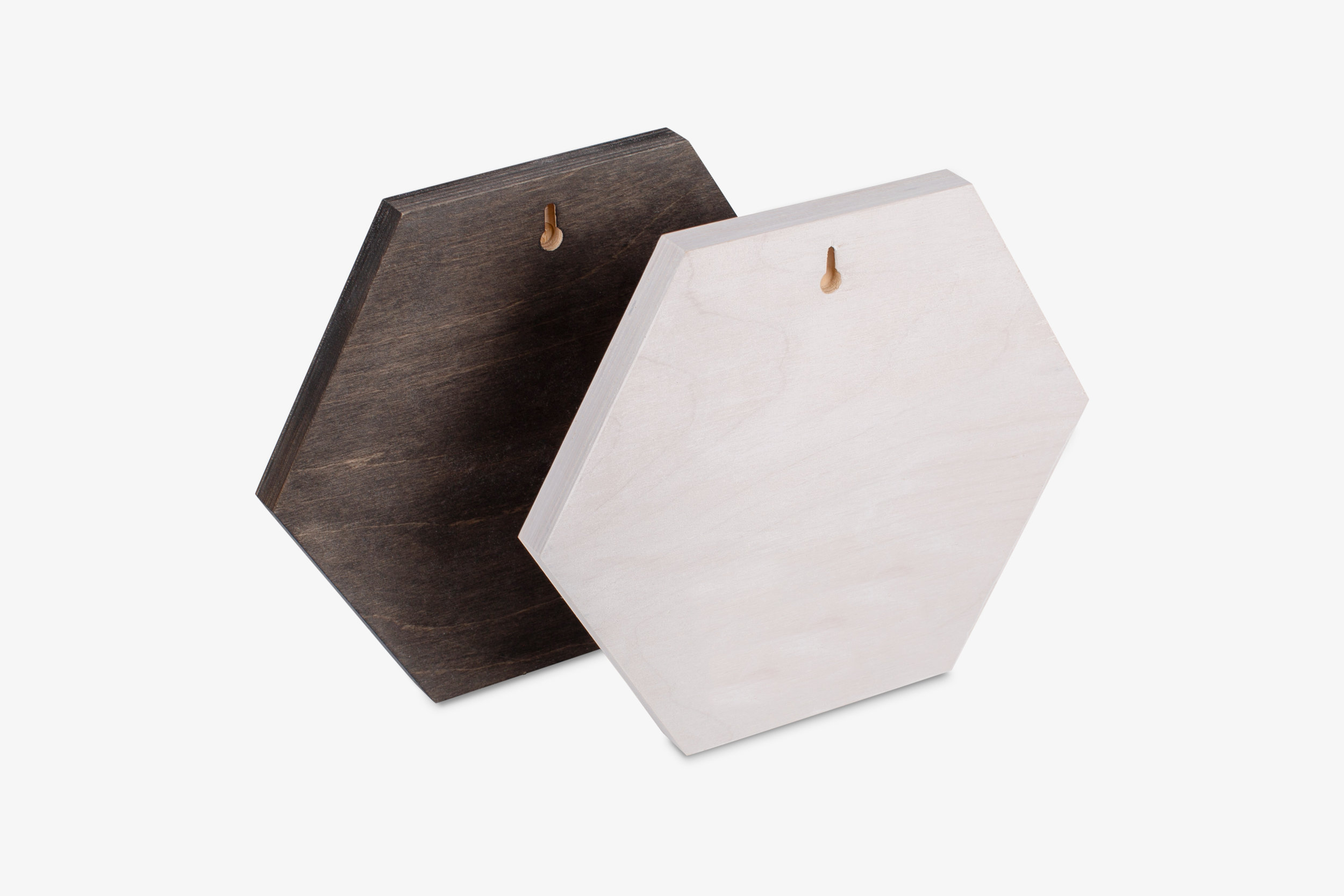 Mendoza Wood Print Hexagon Keyhole