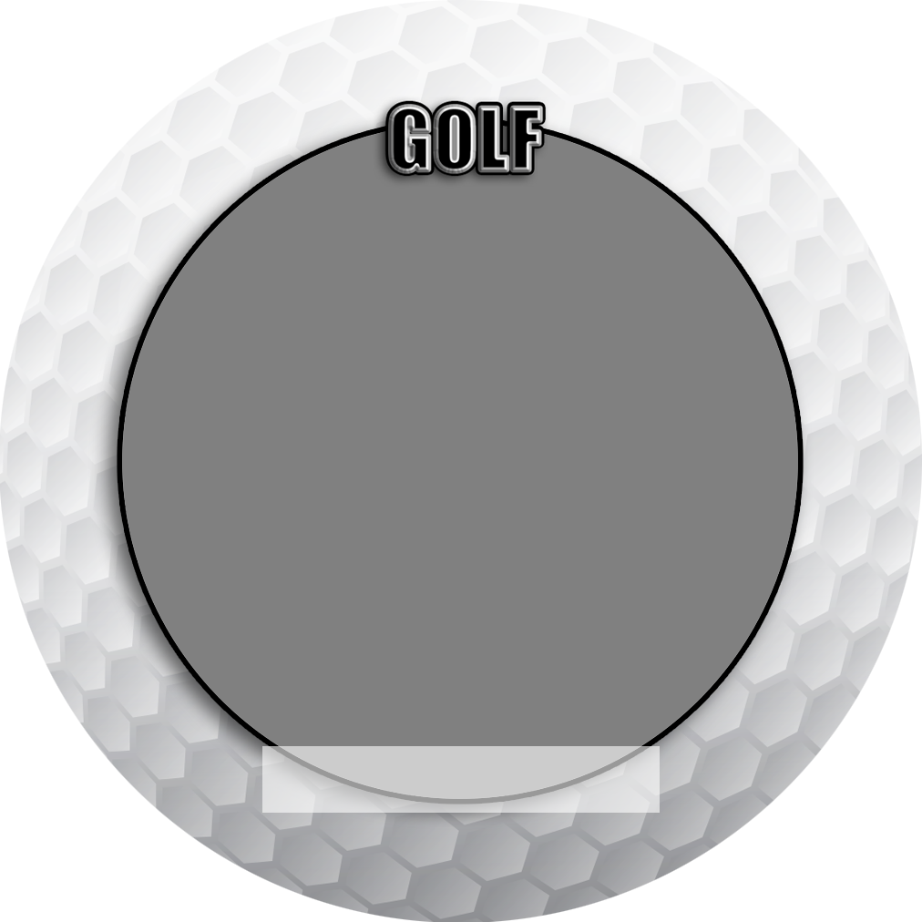 Sports Baseball Specific Golf 3" Round Magnet and Button