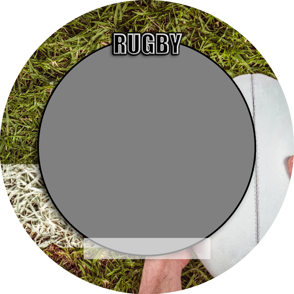 Sports Baseball Specific Rugby 3" Round Magnet and Button