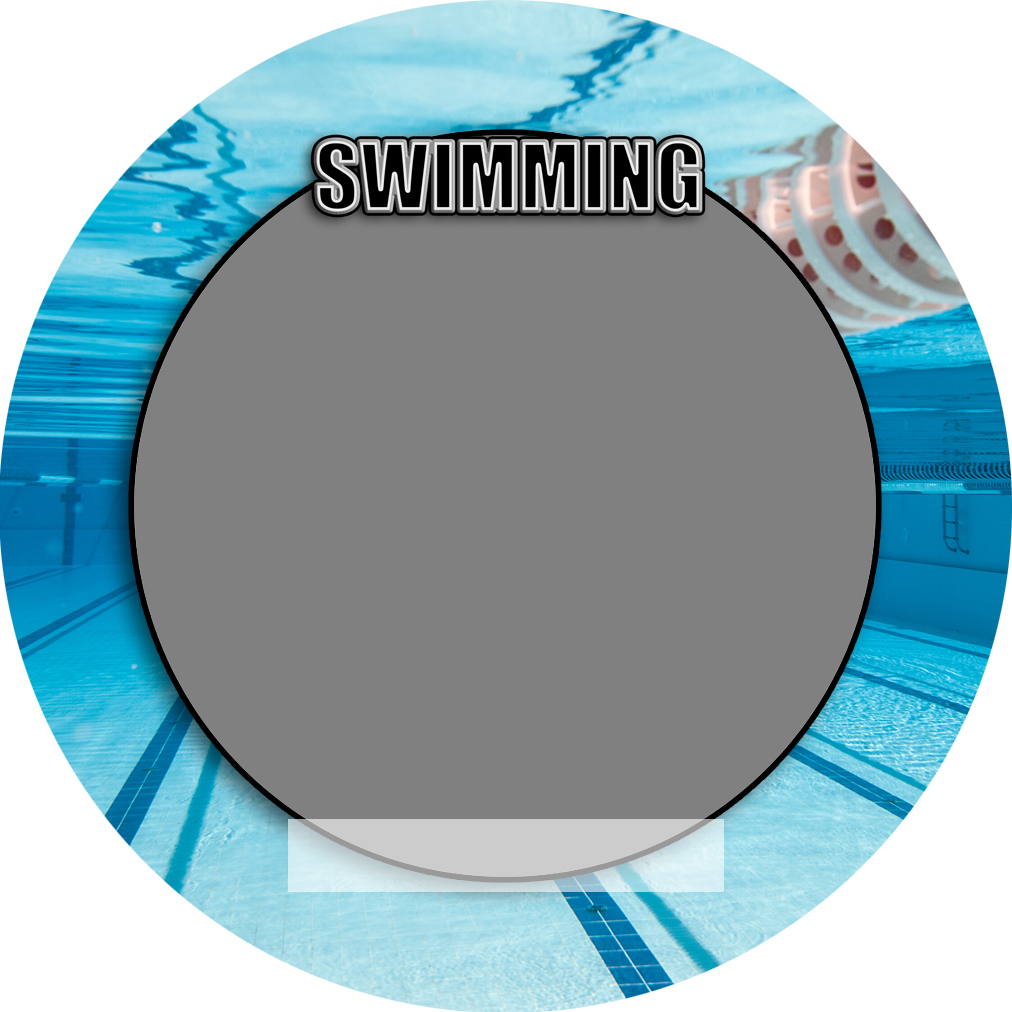 Sports Baseball Specific Swimming 3" Round Magnet and Button