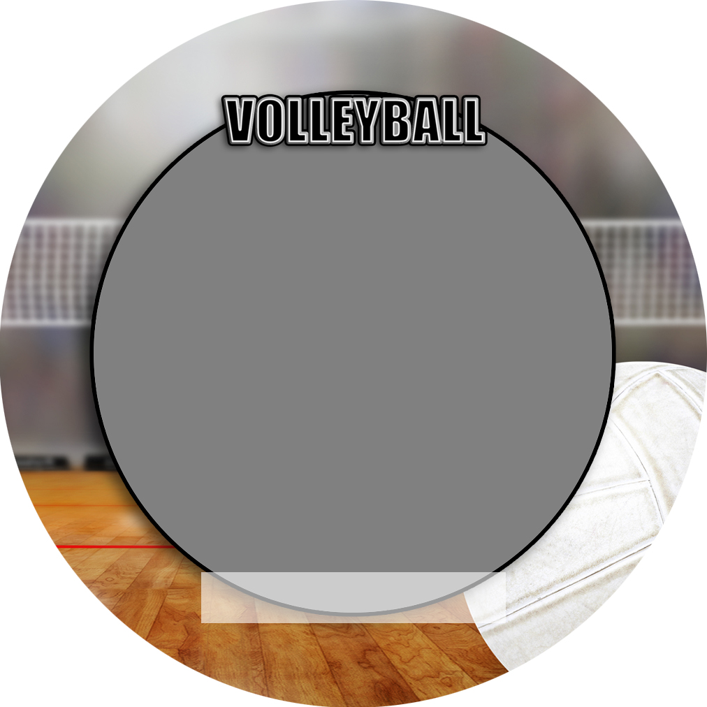 Sports Baseball Specific Volleyball 3" Round Magnet and Button