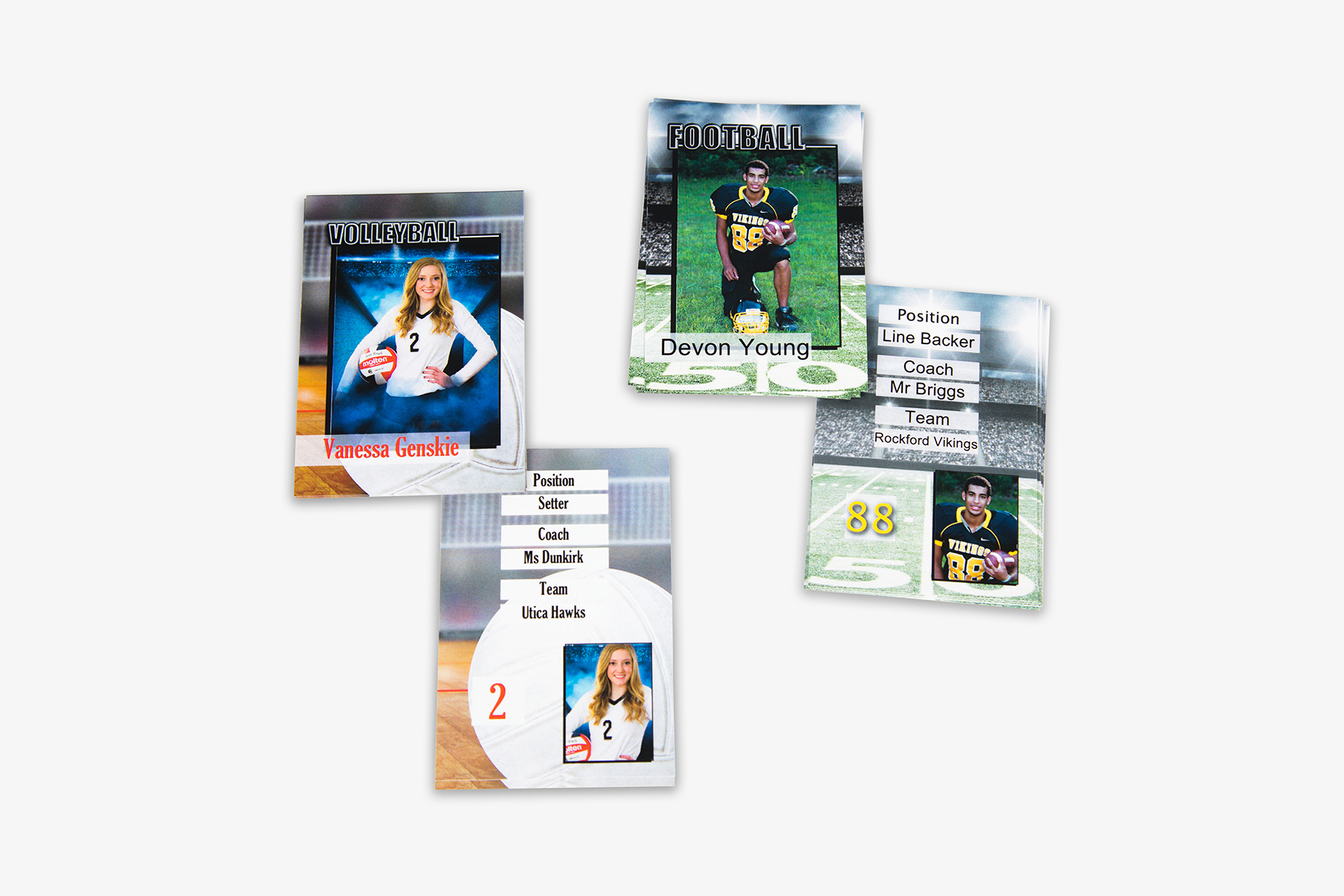 Sports Specific Press Printed Trading Cards