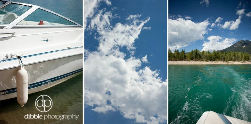 Boat on Kinbasket Lake
