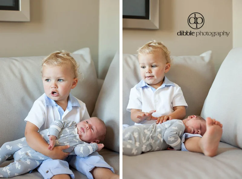 baby brother portrait