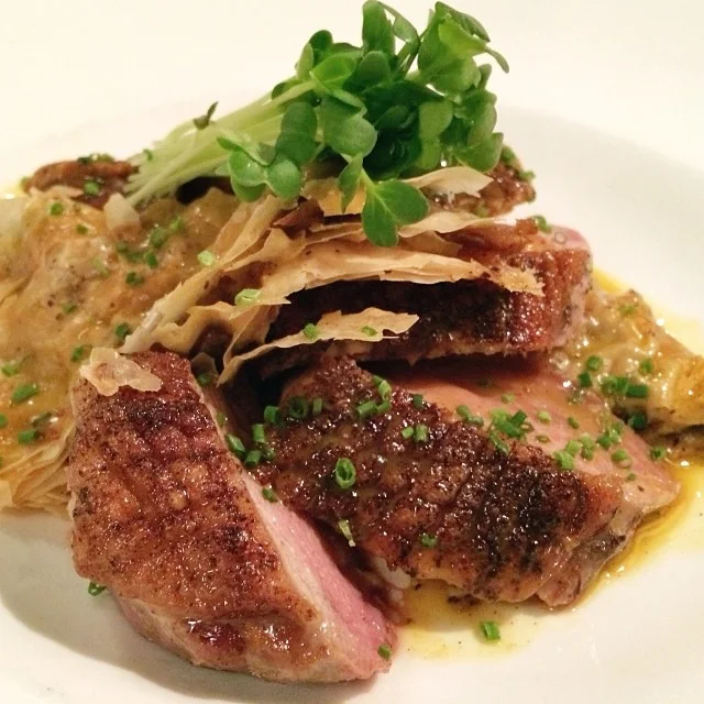 coriander duck breast, pork cheek baklava.jpg