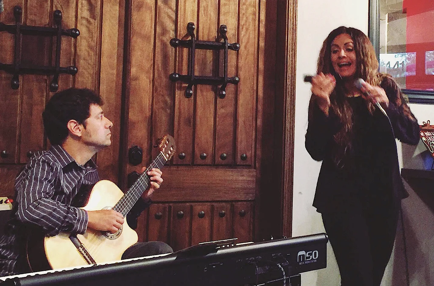 Performing in Healdsburg, CA with Brazilian singer Fabiana Passoni, September 3rd, 2016.