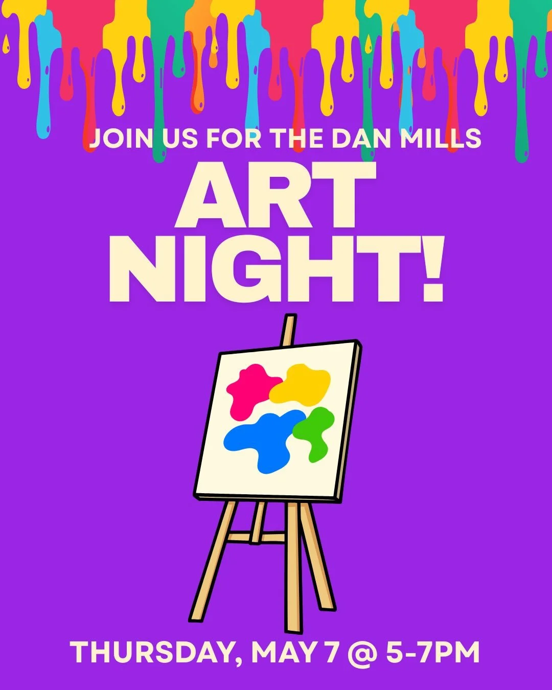 Tomorrow! May 7th is Art Night! Join us from 5-7pm at the school to see all of the masterpieces created throughout the year in art class! The @nicolettospasta truck will be parked at the school if you want to grab easy dinner. See everyone tomorrow! 