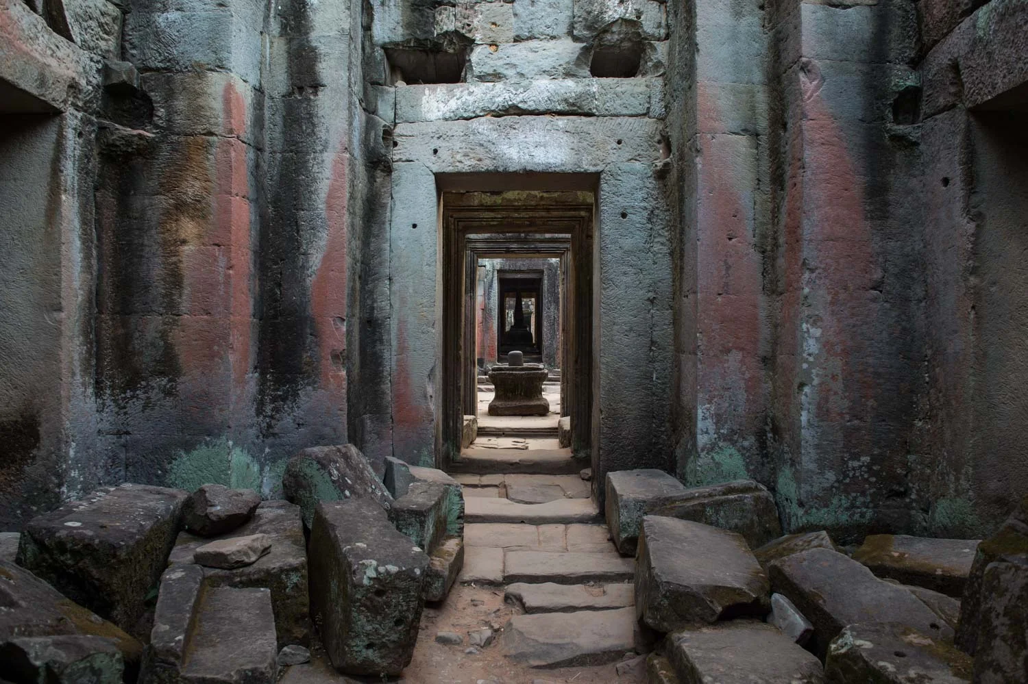 Inside Preah Khan Temple; Nikon D4S, 24mm, f/5.6, 1/50s, ISO 400