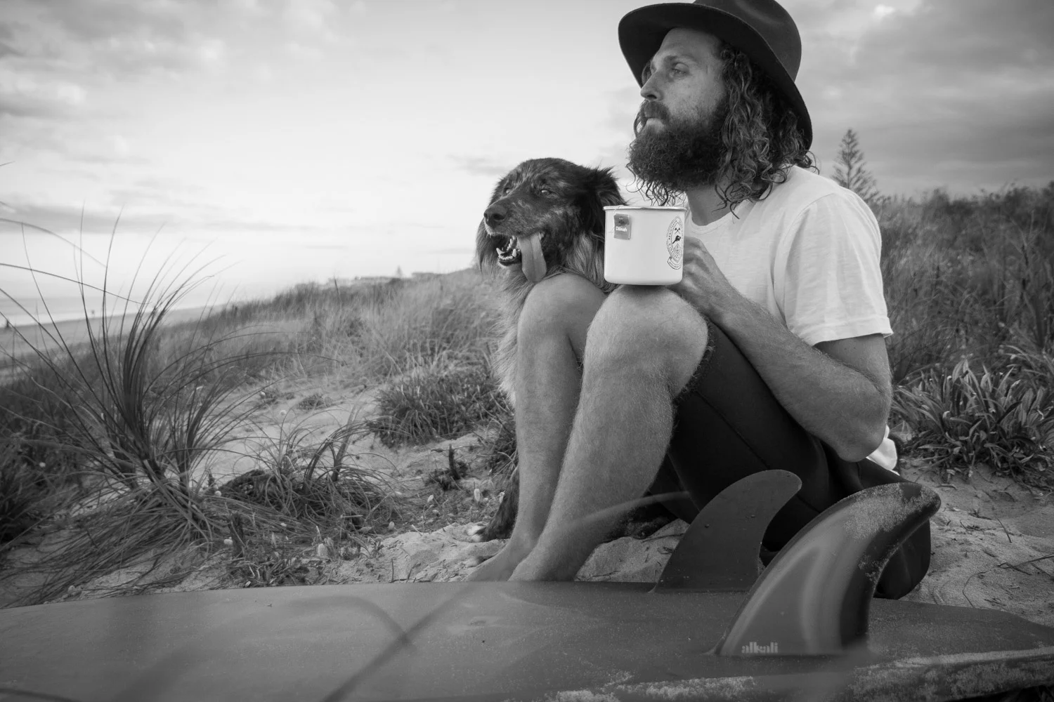 Merit Award: Early Morning Surf Check with Best Mate by Dominico Zapata