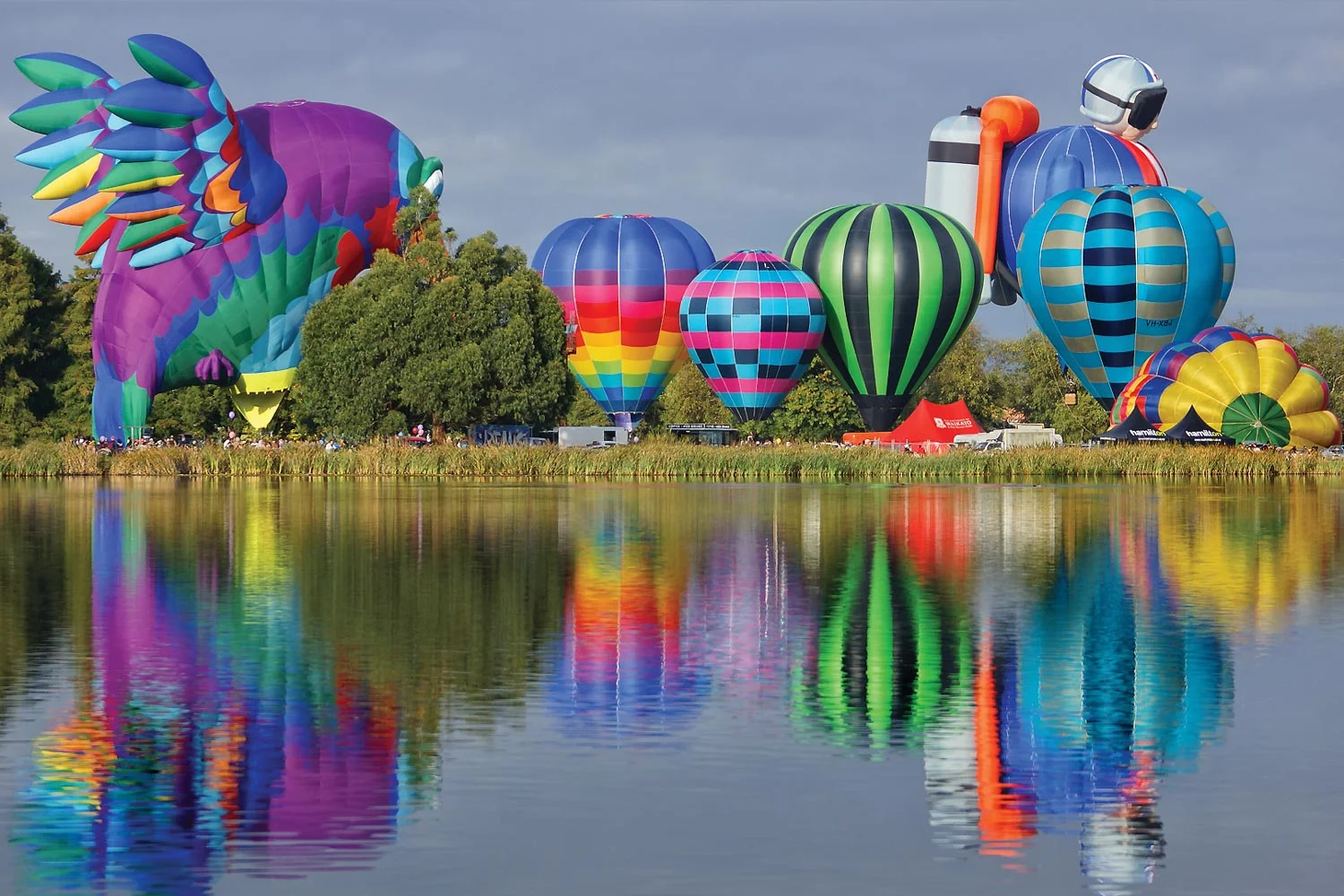 Lake Rotorua Reflections, Val Fabling