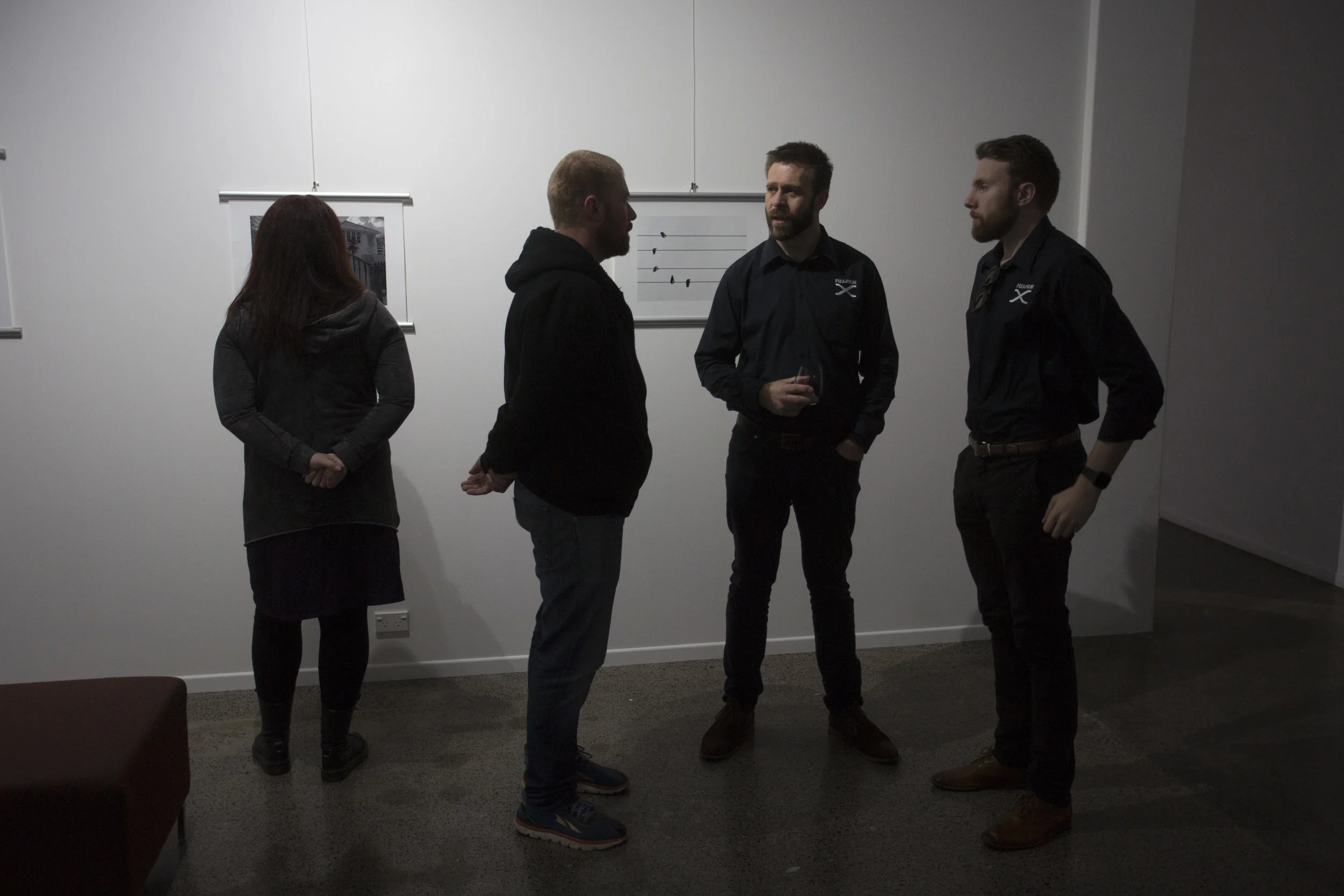  Ray Ludlow, who placed third in Smartphone, with Fujifilm representatives 