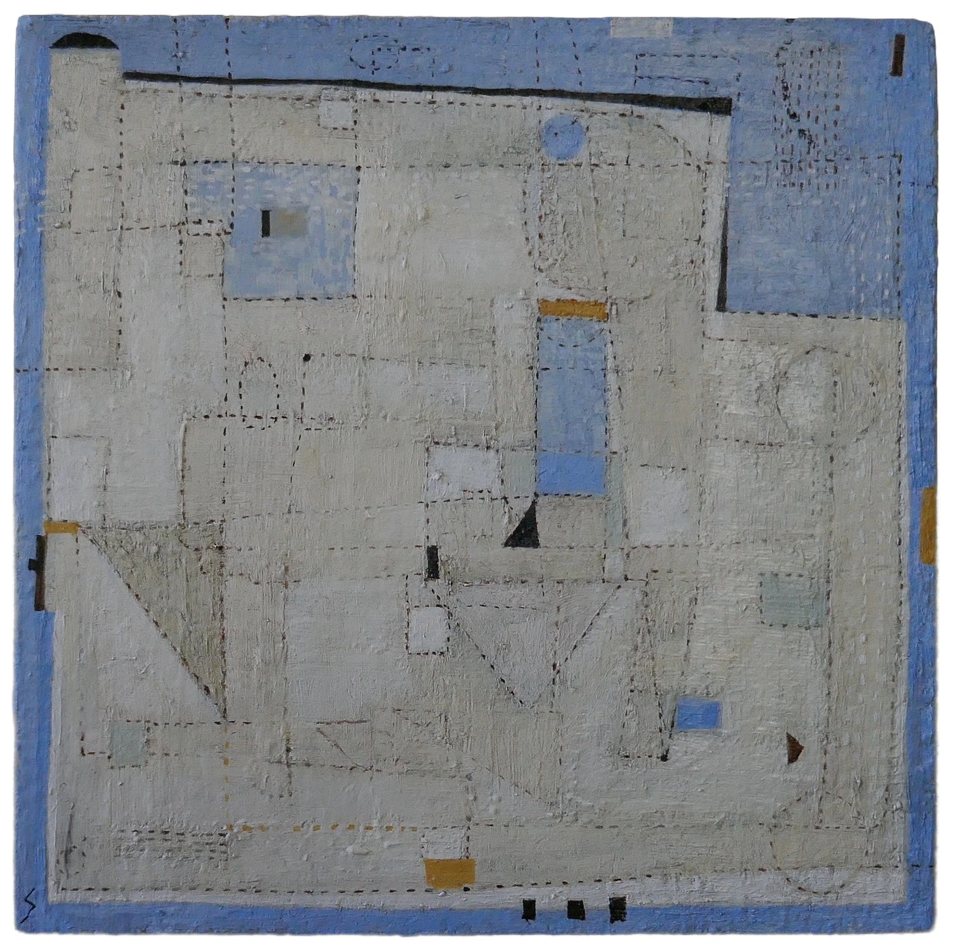 The Ways to Come Home Series. Oil on panel, 10" x  10". 2022