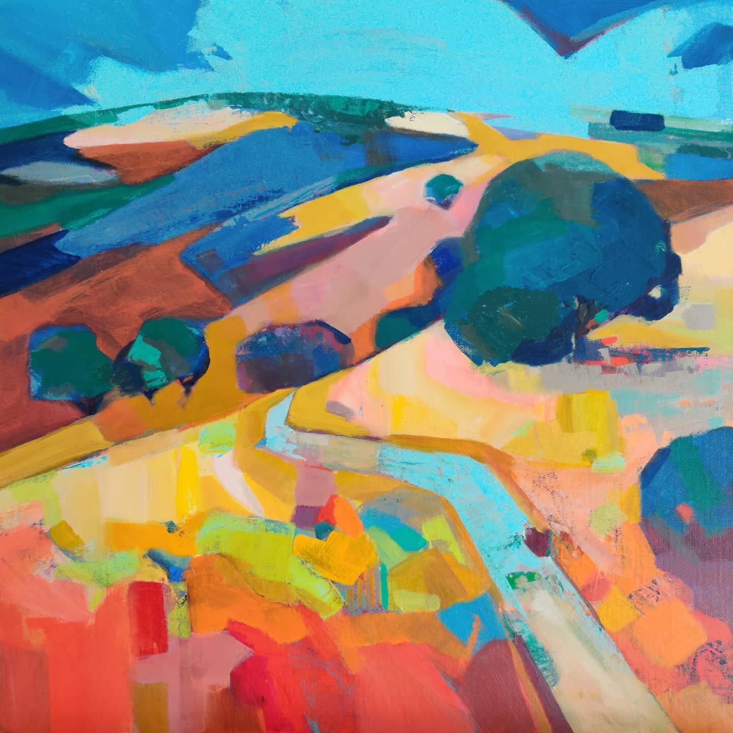 Working on some bright new pieces #springfever

#bayareaartist #californialandscape #abstractlandscapes #bayarealandscape  #stephaniemacleanartist #arastraderopreserve