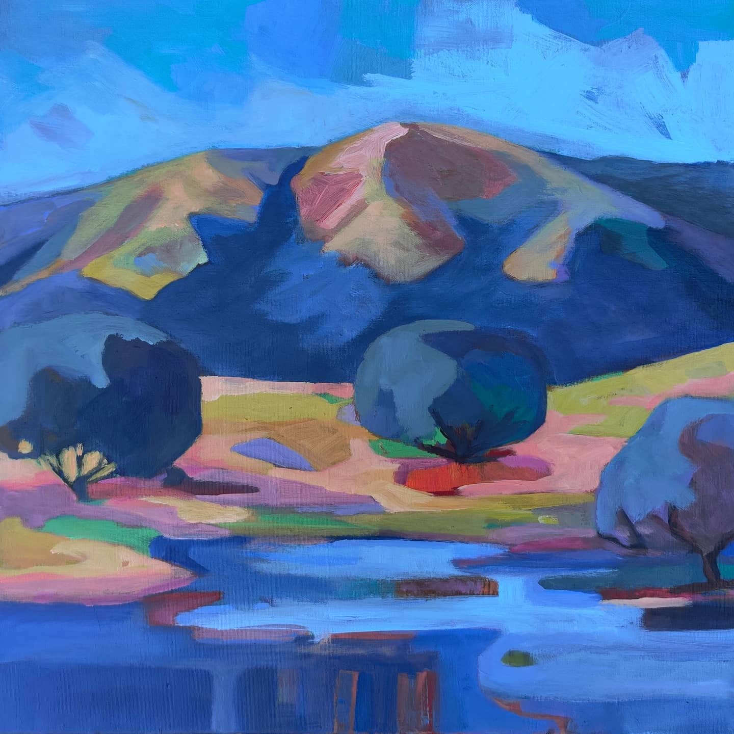 Still day out in the back country

#contemporarylandscapepainting #californiaartist  #josephgrantcountypark #stephaniemacleanartist #bayareaartist