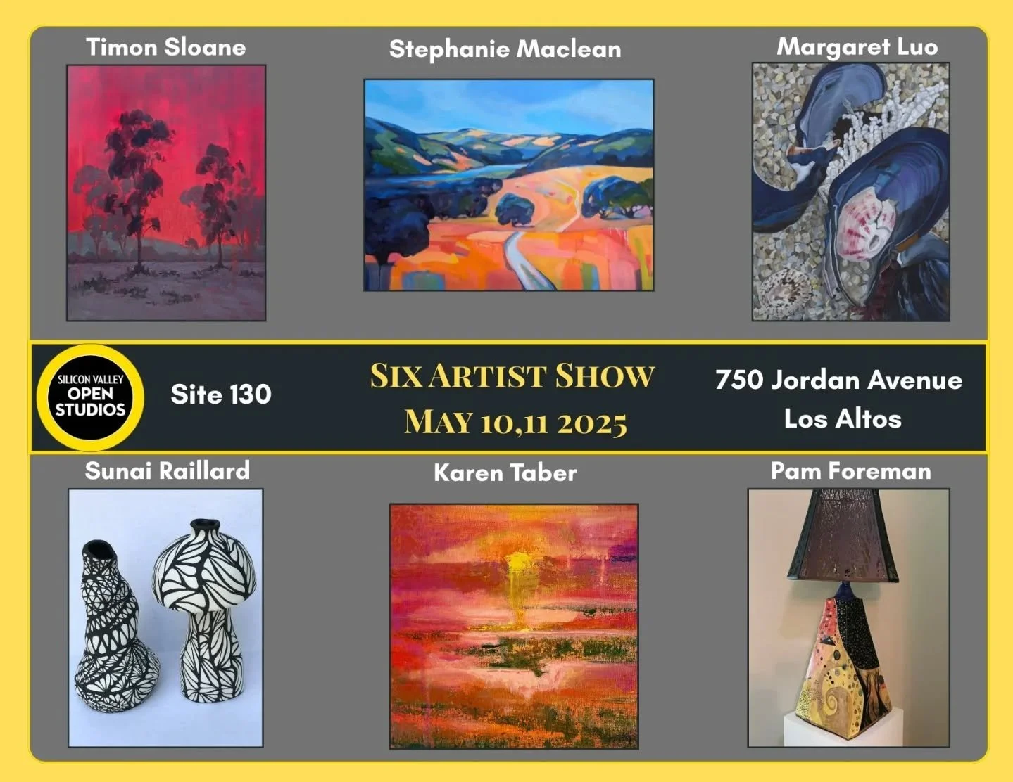 Open Studio this weekend in Los Altos. Come and see my whole inventory 11am-5pm Sat&amp;Sun 

#siliconvalleyopenstudios
#bayareaweekend
#bayareaartist 
#californialandscape