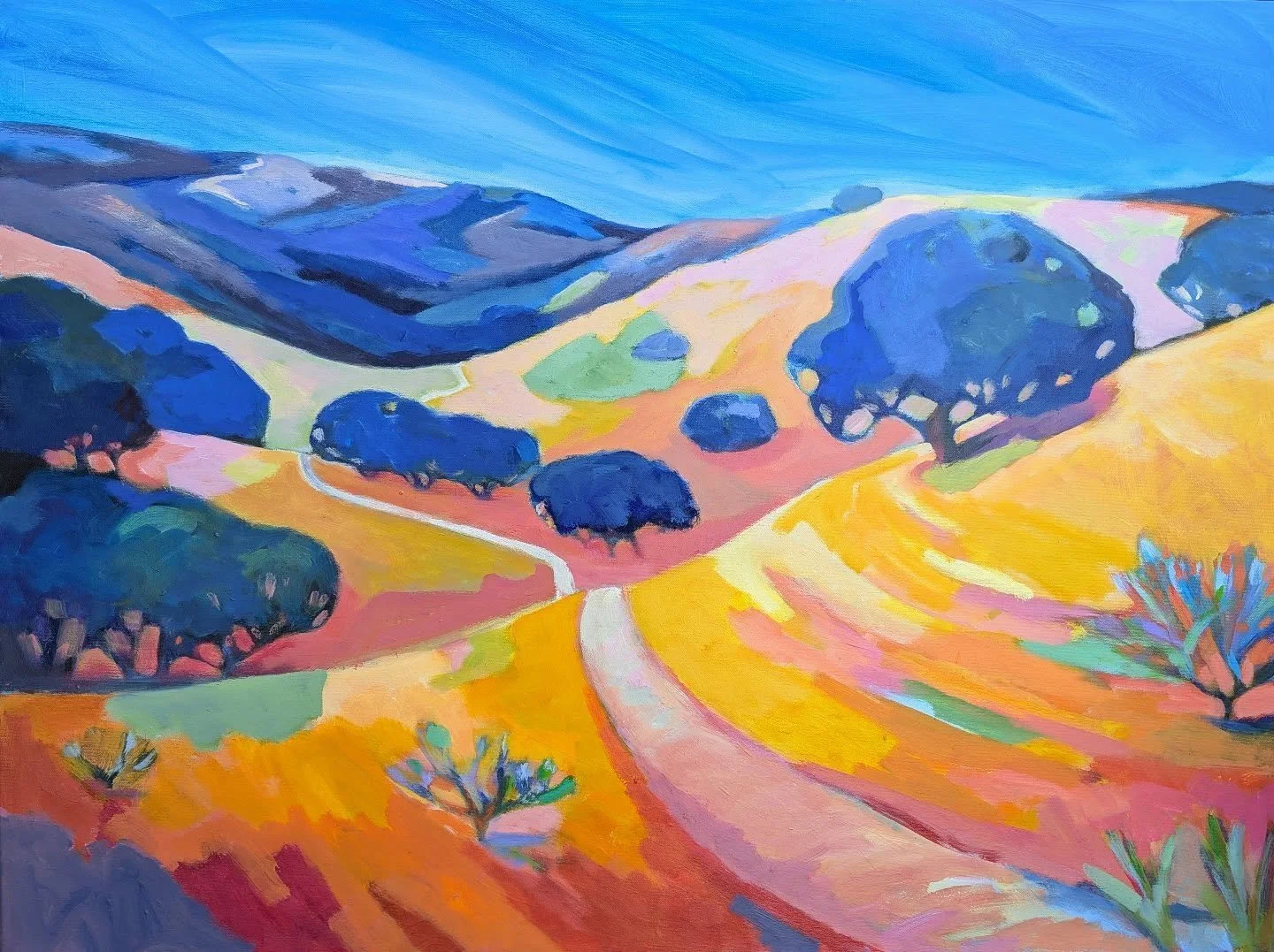 Los Altos Fine Art in the Park this weekend Aug 9&amp;10. Come see some color and California landscapes! I'll be in Booth 225.

#fineartinthepark #losaltos #californialandscape