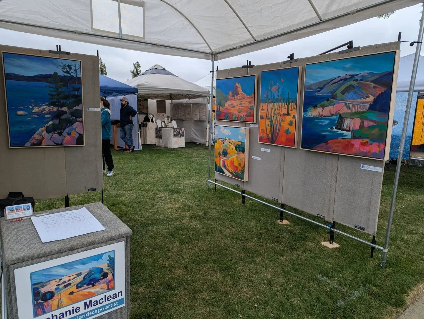 That's a wrap for the Spring shows. Thanks for coming and happy to find new owners for some of my favorites. Next is Los Altos Rotary Show...or reach out for a studio visit.

#bayareaartist  #californialandscape