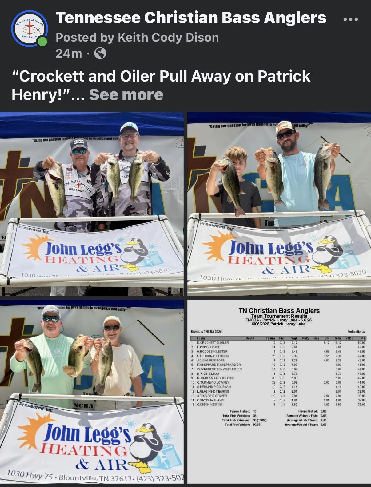 “Crockett and Oiler Pull Away on Patrick Henry!”