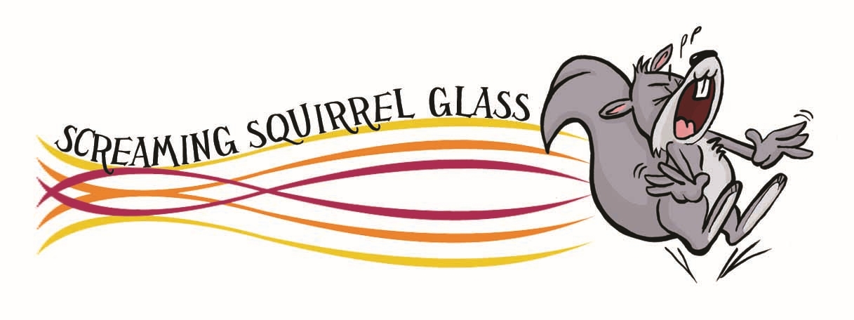 Screaming Squirrel Glass