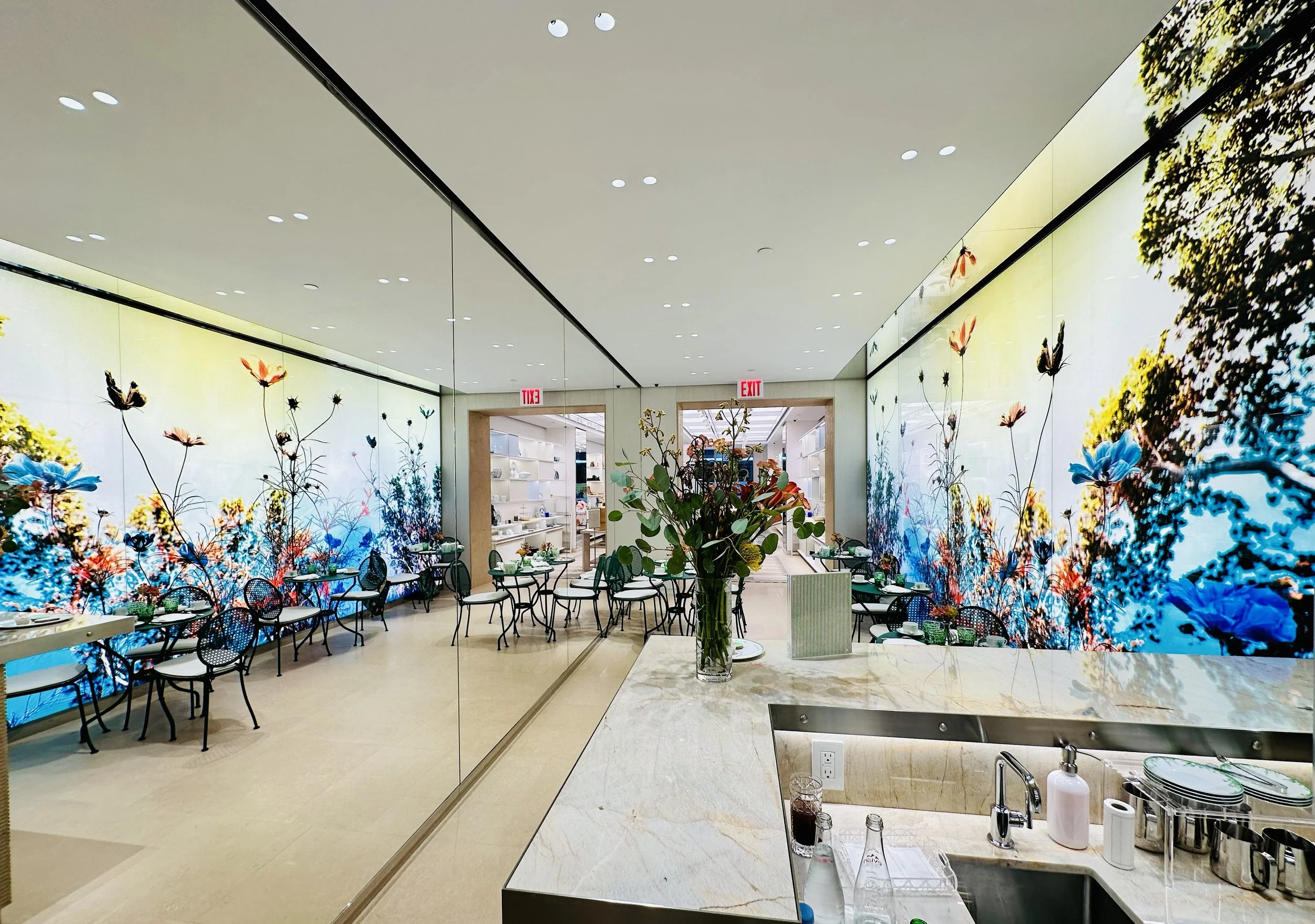 Installation inside Dior Maison at House of Dior NYC