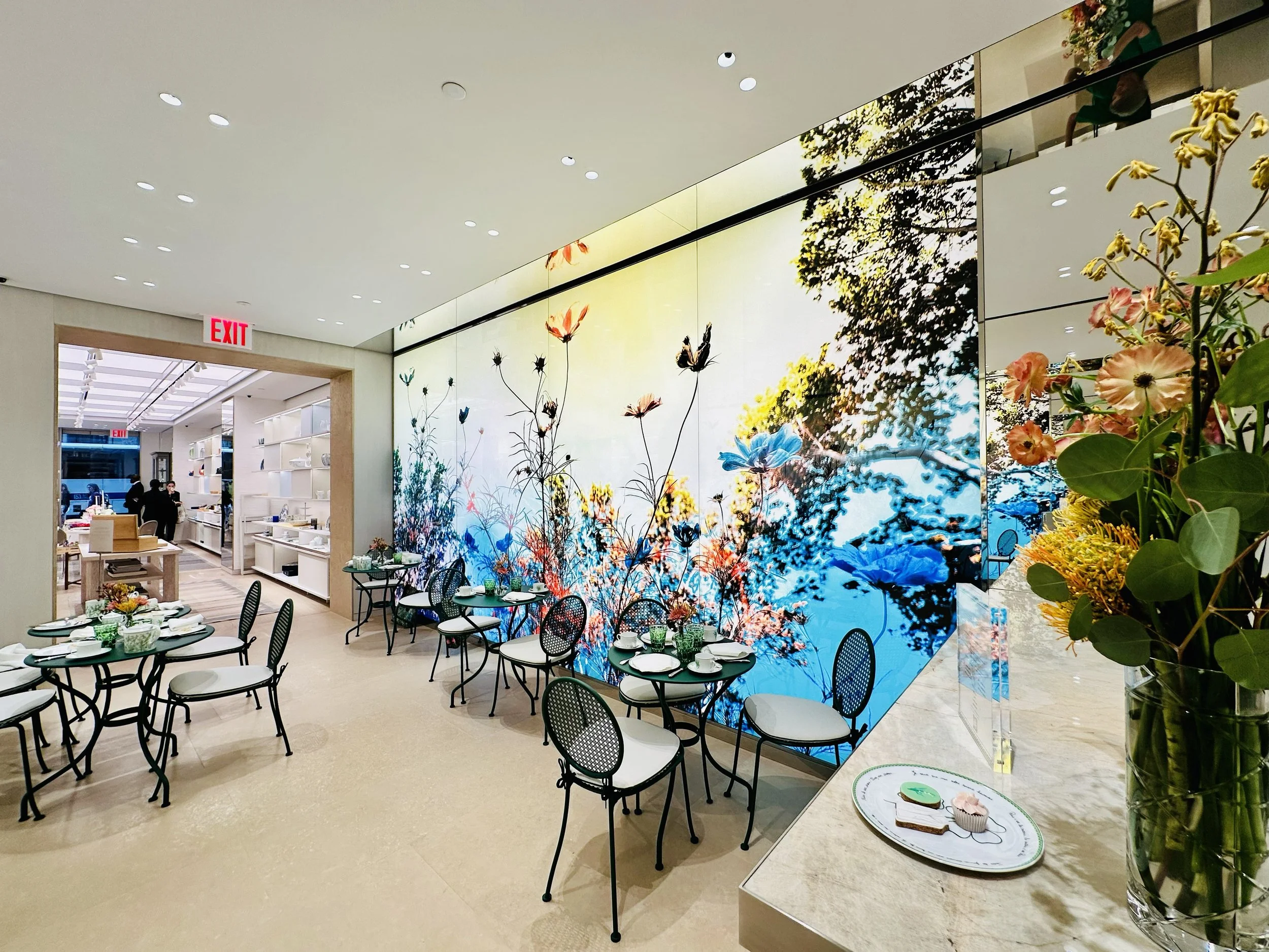 Installation inside Dior Maison at House of Dior NYC