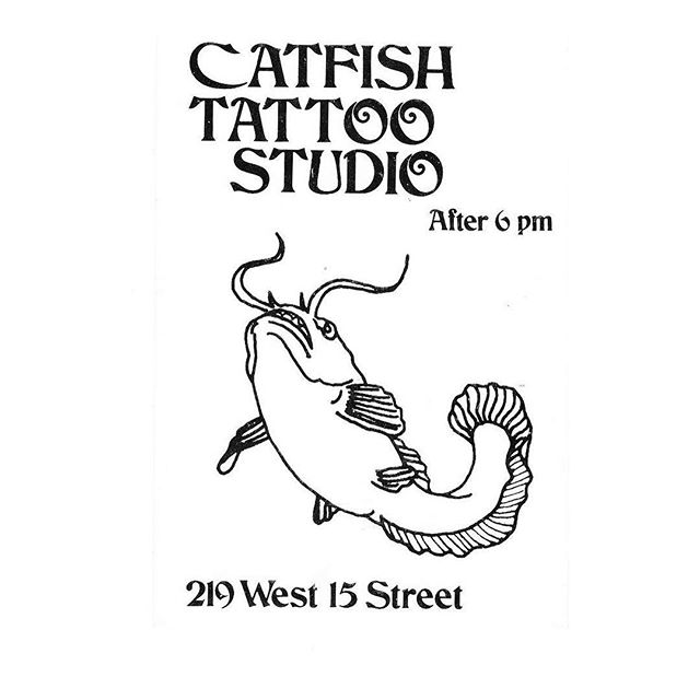 This is where it all began in 1971.  Catfish Tattoo, Shanghai Kate &amp; Mike Malone's first underground shop in NYC back when it was illegal.  Lots of old school pioneers worked as guest artist there including Ed Hardy, Thom Devita, Cliff Raven and 