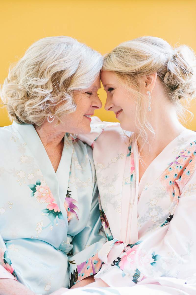 Bride and Mom