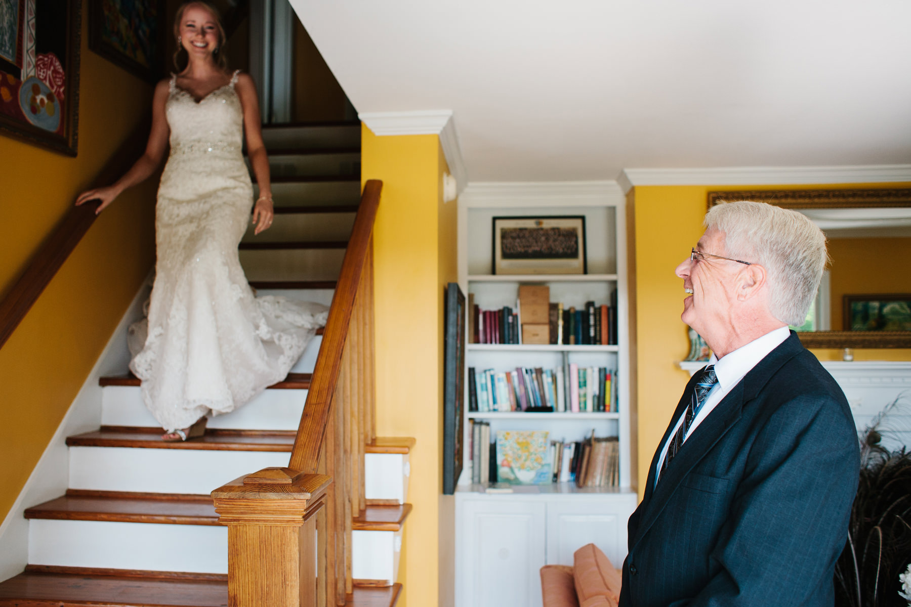 Bride and Dad First Look