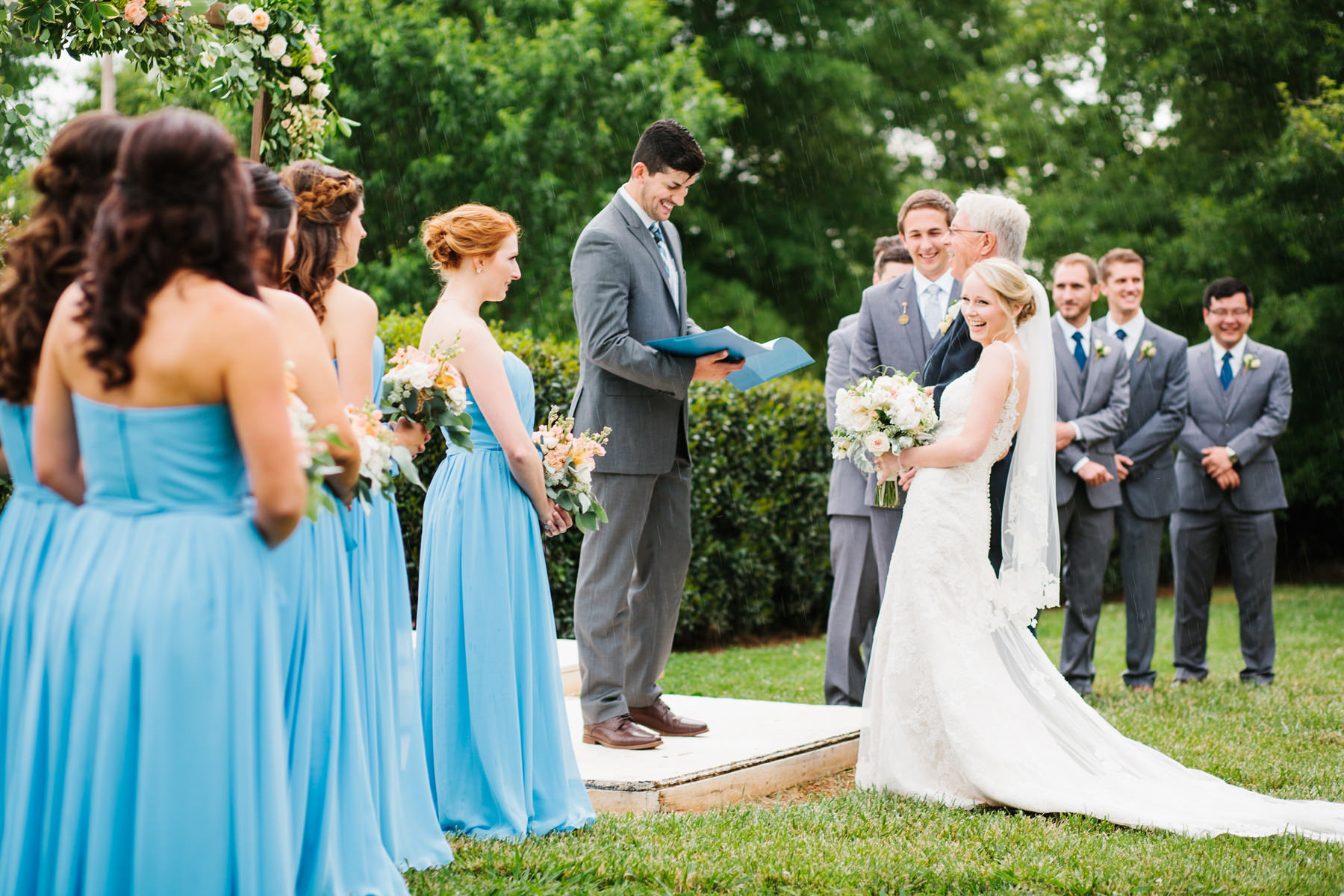 Dad Giving Bride Away