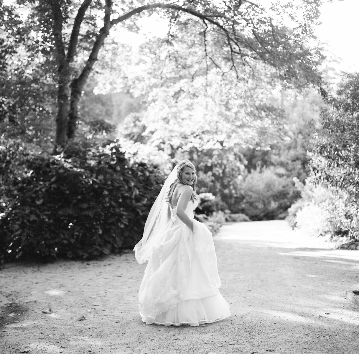 Duke Gardens Bridal Session, Durham NC