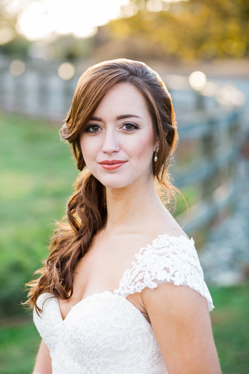 Barn at Woodlake Meadows Bridal Session, Bear Creek NC