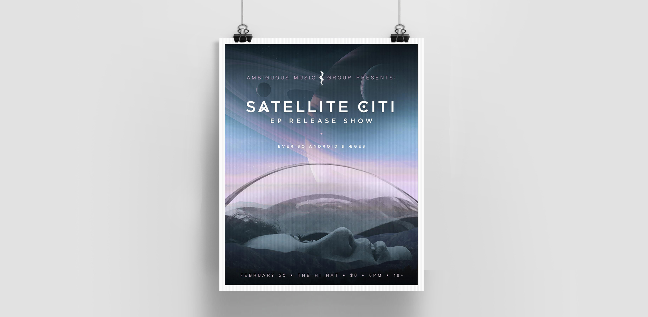 Poster for Satellite Citi at The Hi Hat, LA
