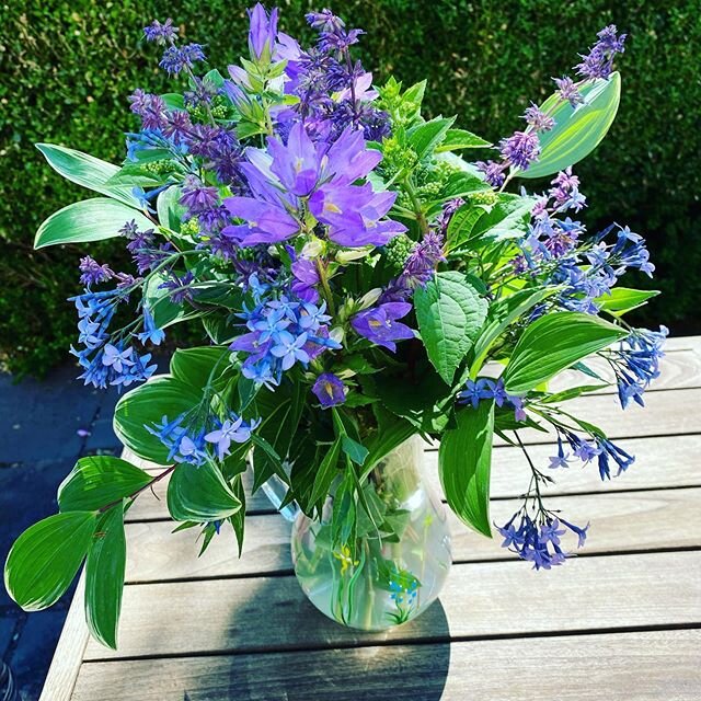 Fresh flowers from our gardens #mirasarrangements #cutflowers #mycountryflowers