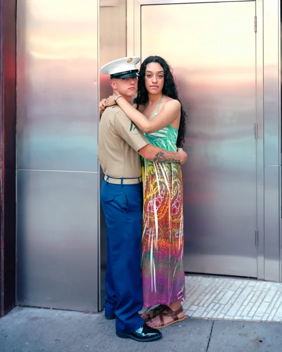 Michael and Kimberly , 2011 © Richard Renaldi, from the Touching Strangers series