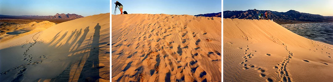 © Robert Dawson Kelso Dunes Near Zzyzx (triptych)