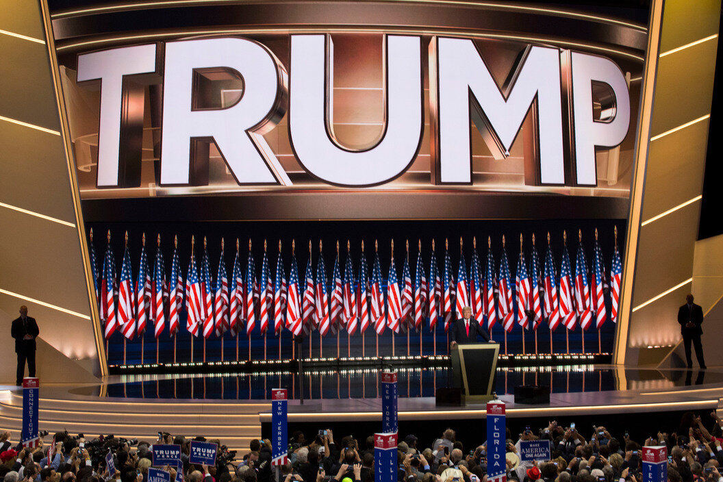 Cleveland, OH. 2016. Donald J. Trump speaks to the RNC.