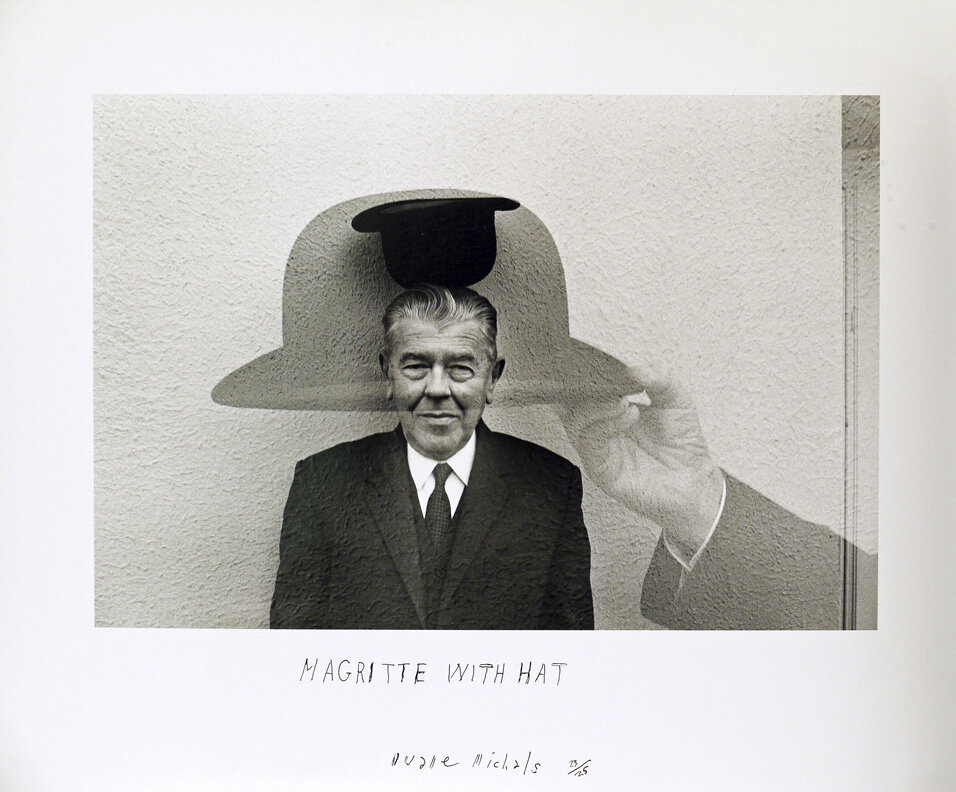 Magritte with Hat, 1965