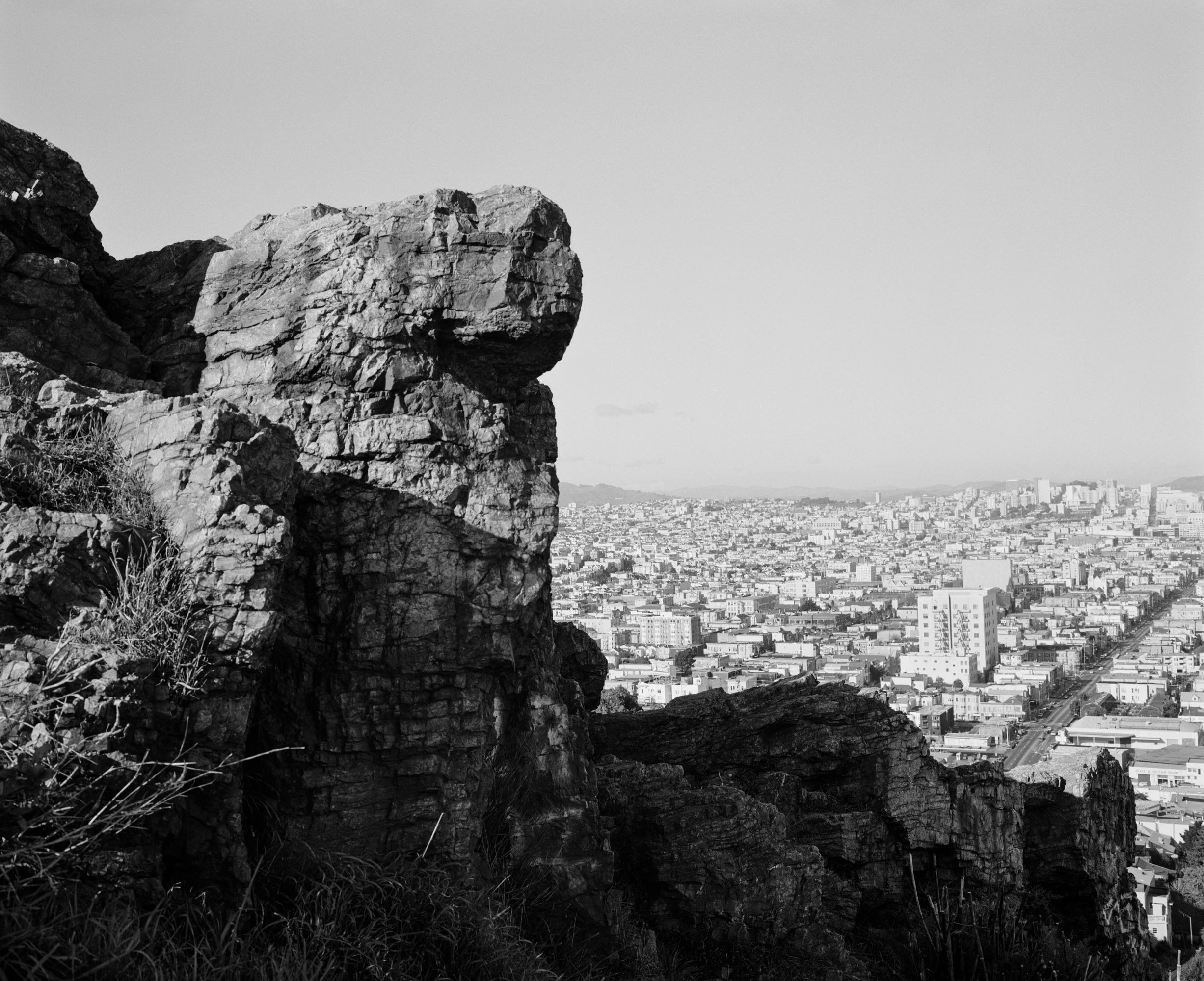 From The Golden City, Rocks and City, 1985.