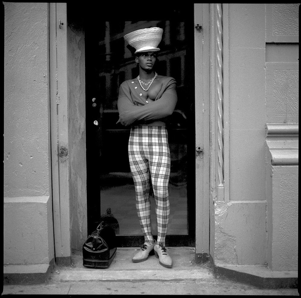 Young Man in Plaid, New York City, 1991.