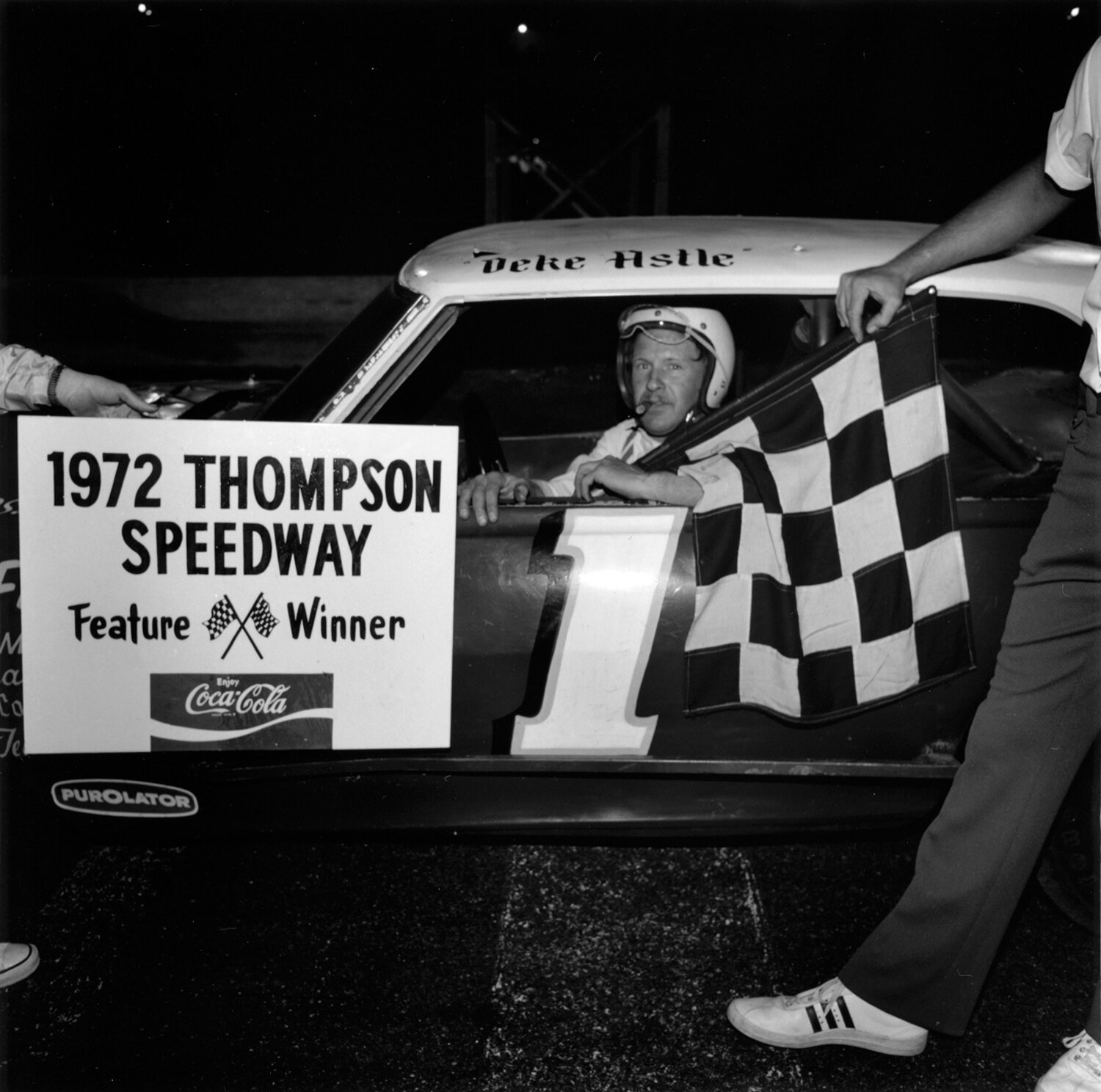 Deke Astle, Thompson Speedway, Thompson, CT, 1972.