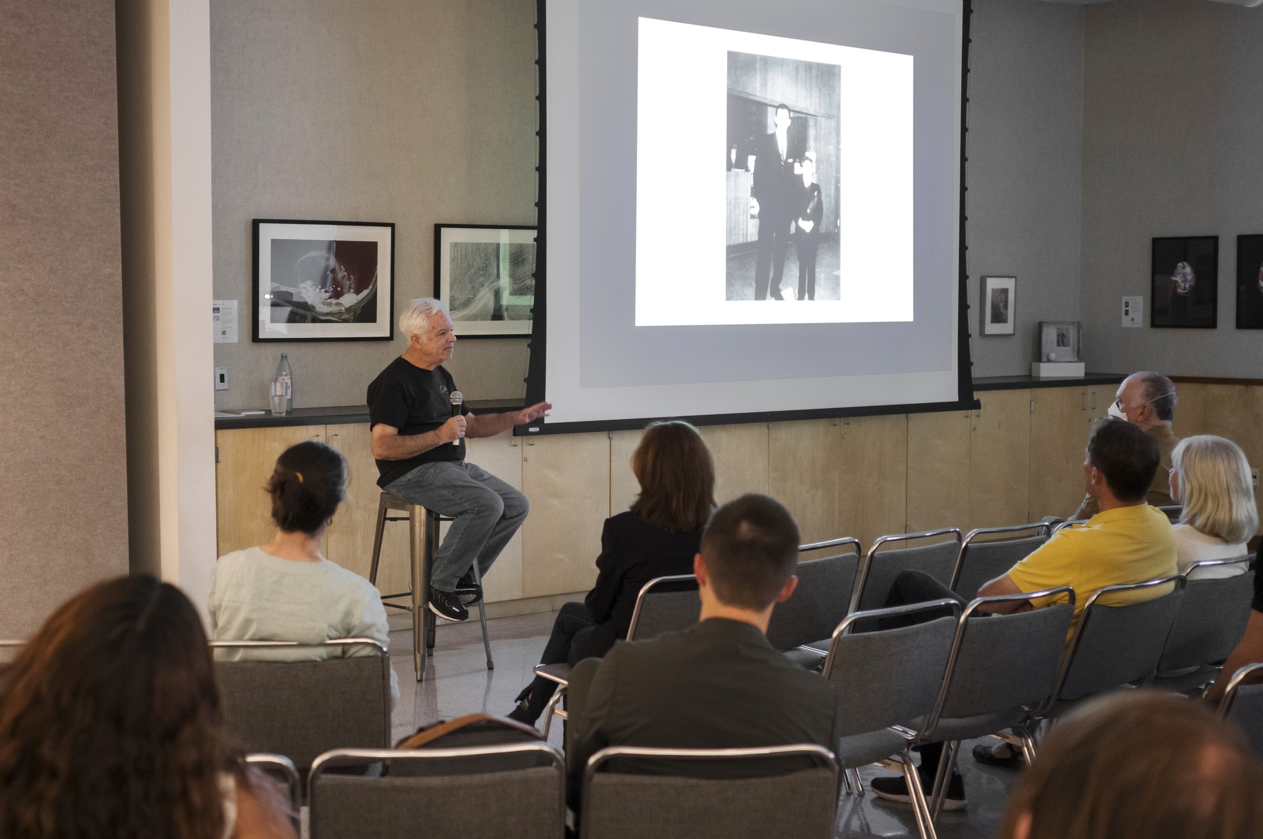 Henry Horenstein sharing his works. Harvey Milk Photo Center, October 5, 2023.