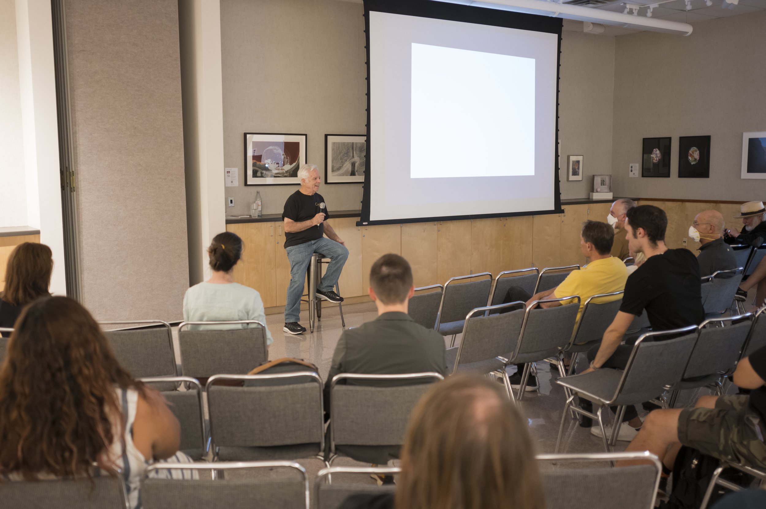 Henry Horenstein sharing his works. Harvey Milk Photo Center, October 5, 2023.