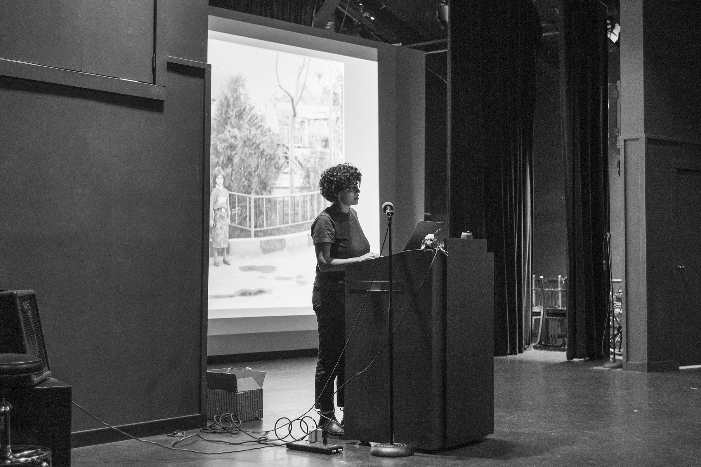  PhotoAlliance 2024 Lecture with Carolyn Drake and Ebti at Bayfront Theater at Fort Mason, March 3rd, 2024. 