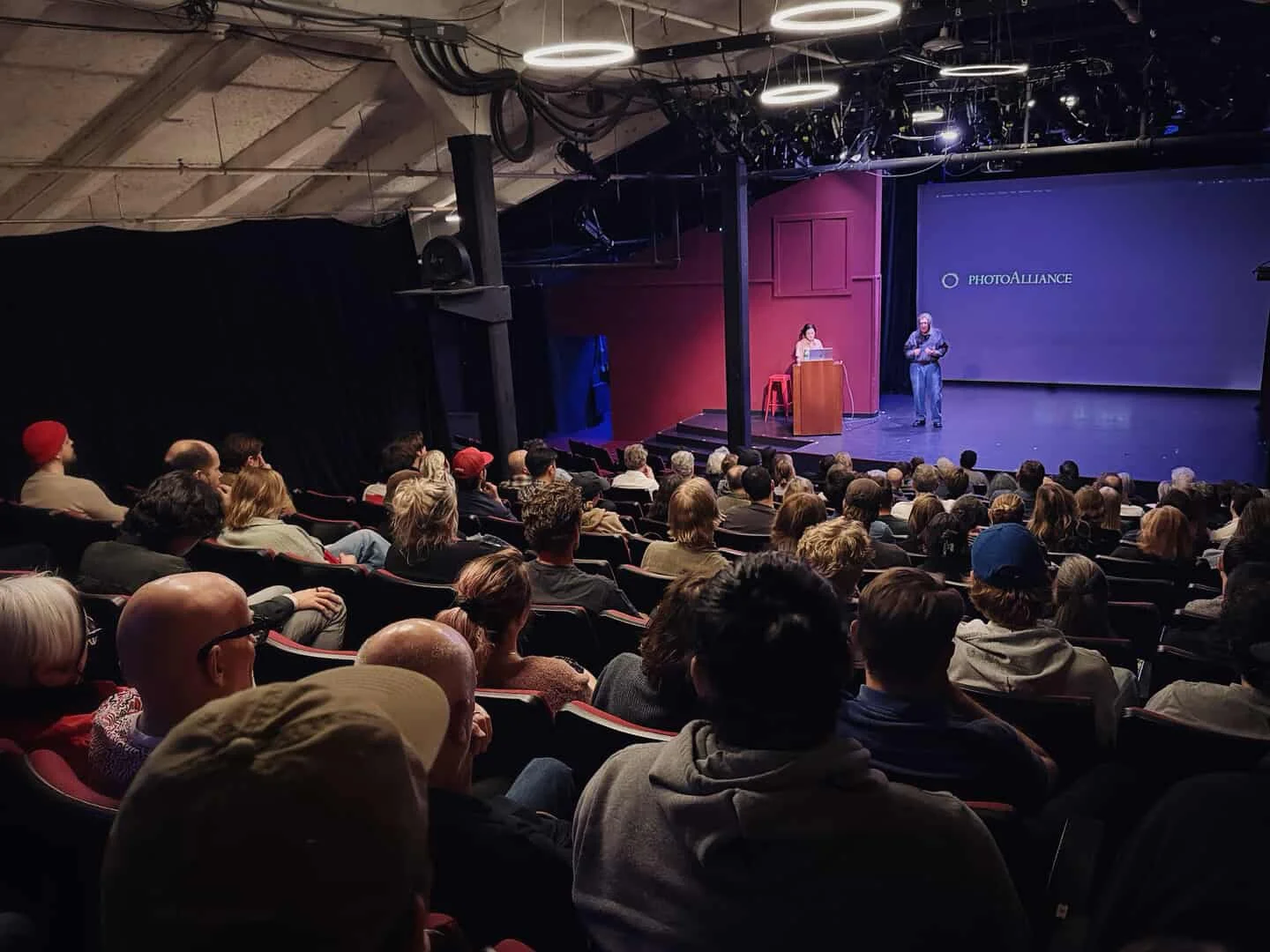 John Divola and Austin Leong speak at PhotoAlliance, October 12, 2025 at BATS Theater