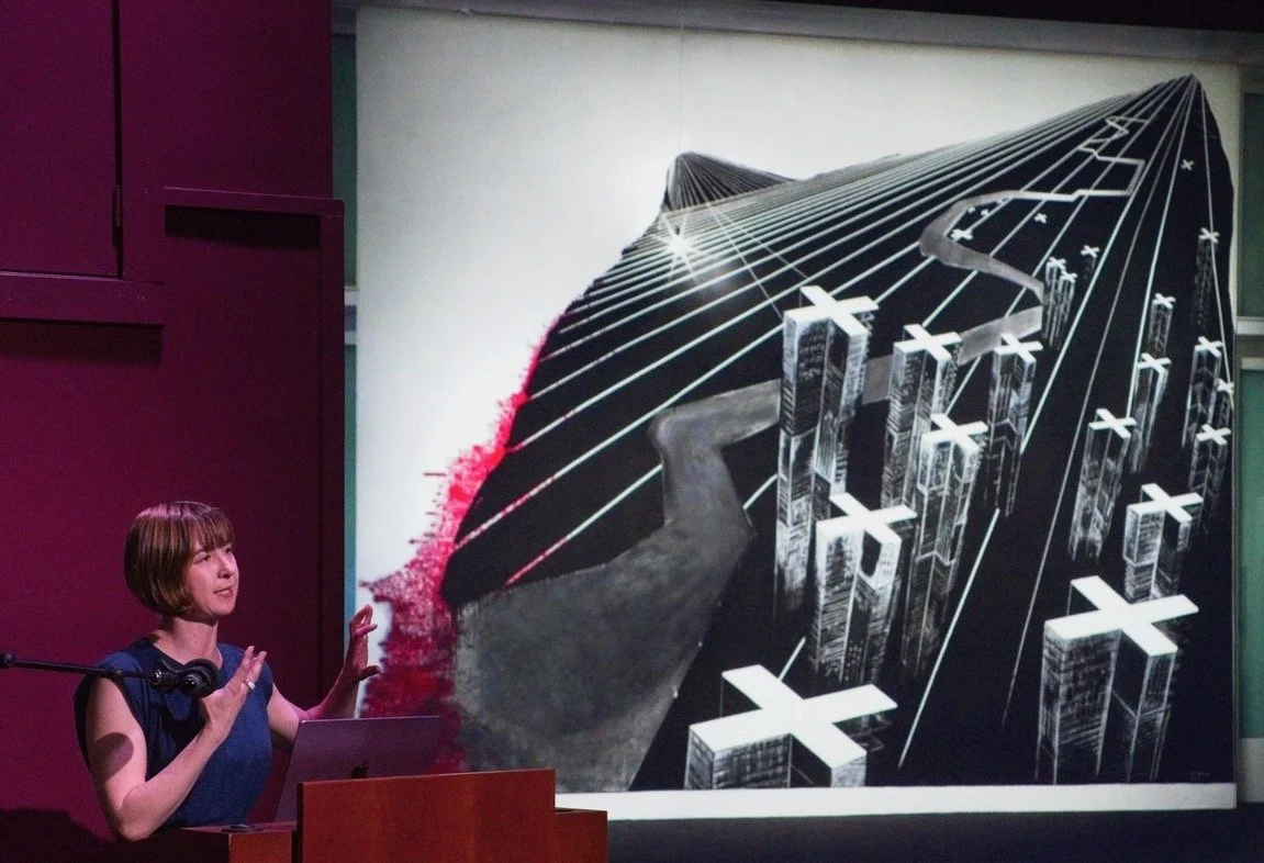 Yulia Pinkusevich speaks at PhotoAlliance, November 2, 2025 at BATS Theater