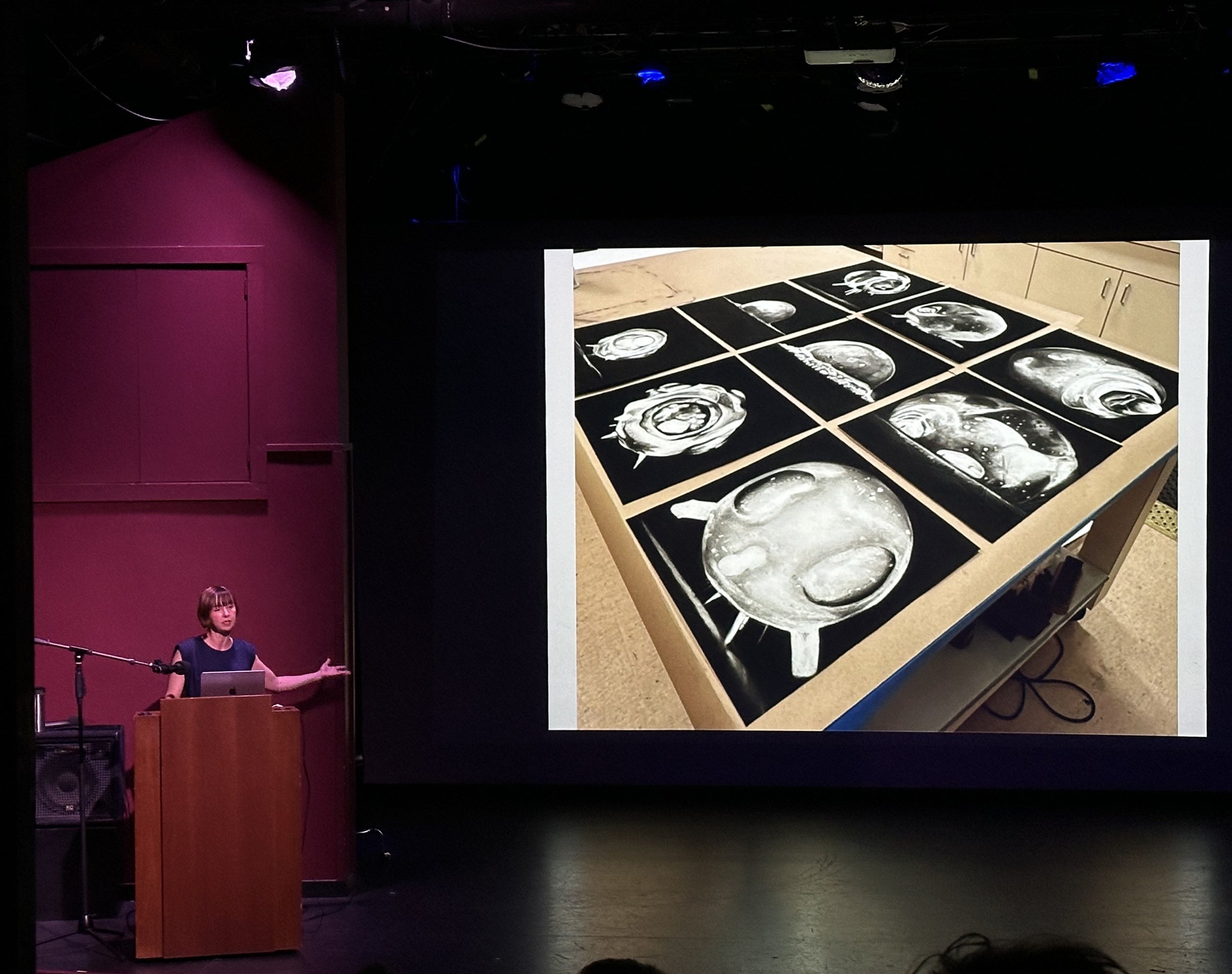 Yulia Pinkusevich speaks at PhotoAlliance, November 2, 2025 at BATS Theater